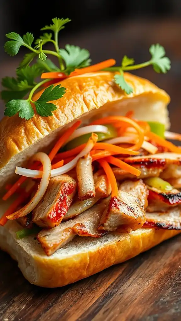 vietnamese sandwich with flavors vietnamese sandwich with flavors