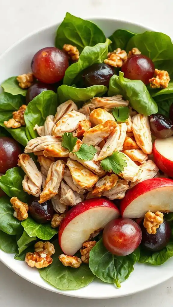 waldorf inspired chicken salad