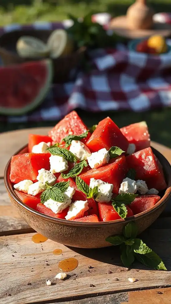 watermelon feta salad recipe