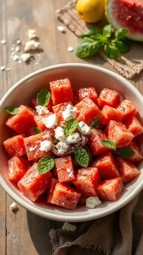 watermelon feta salad recipe