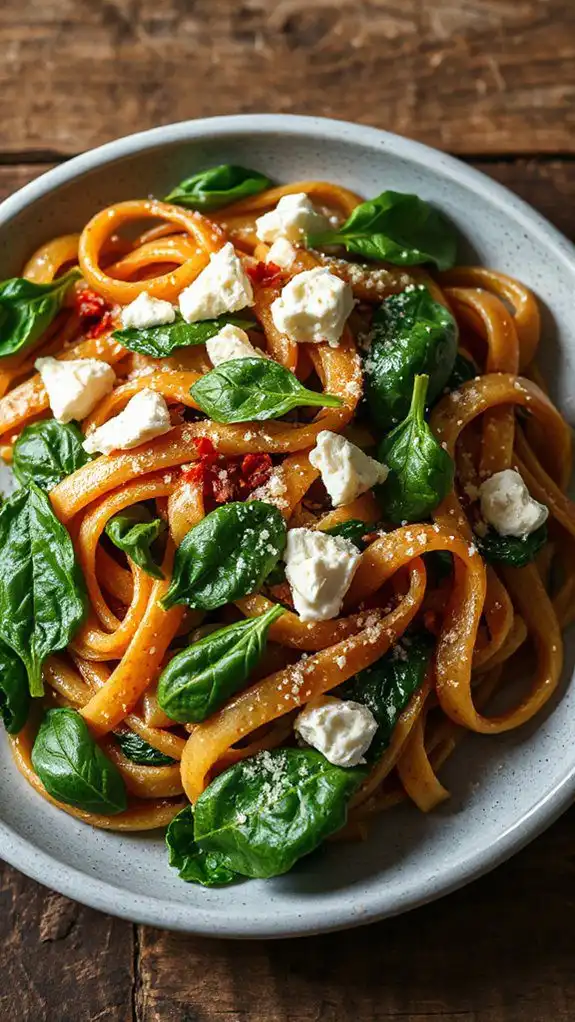 whole wheat pasta dish