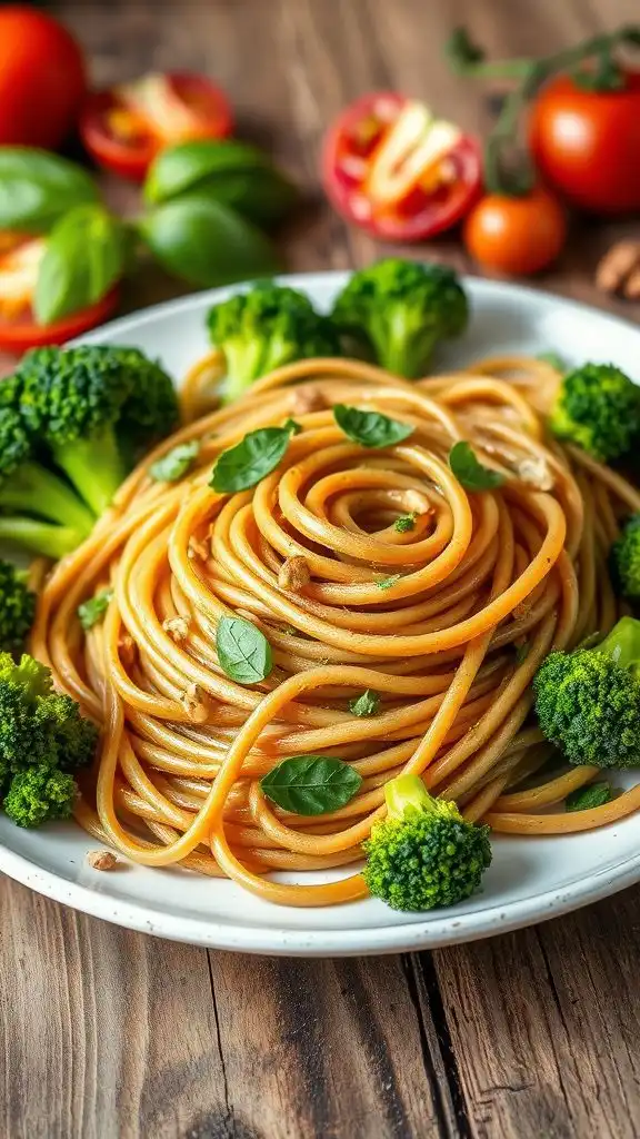whole wheat pasta dish