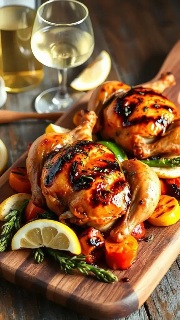 wine pairings for game hens