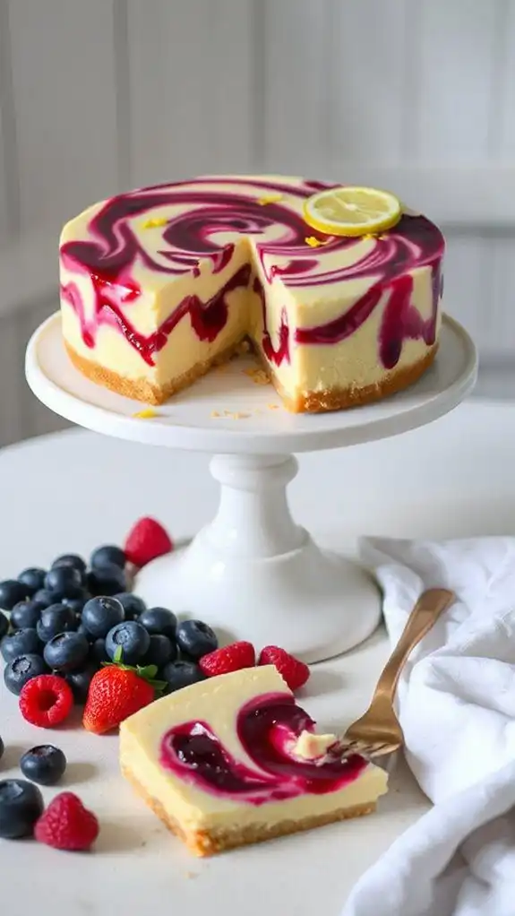 zesty berry cheesecake delight