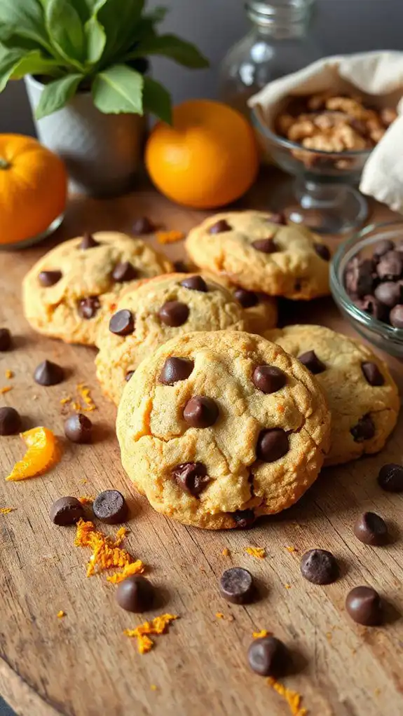 zesty chocolate chip cookies