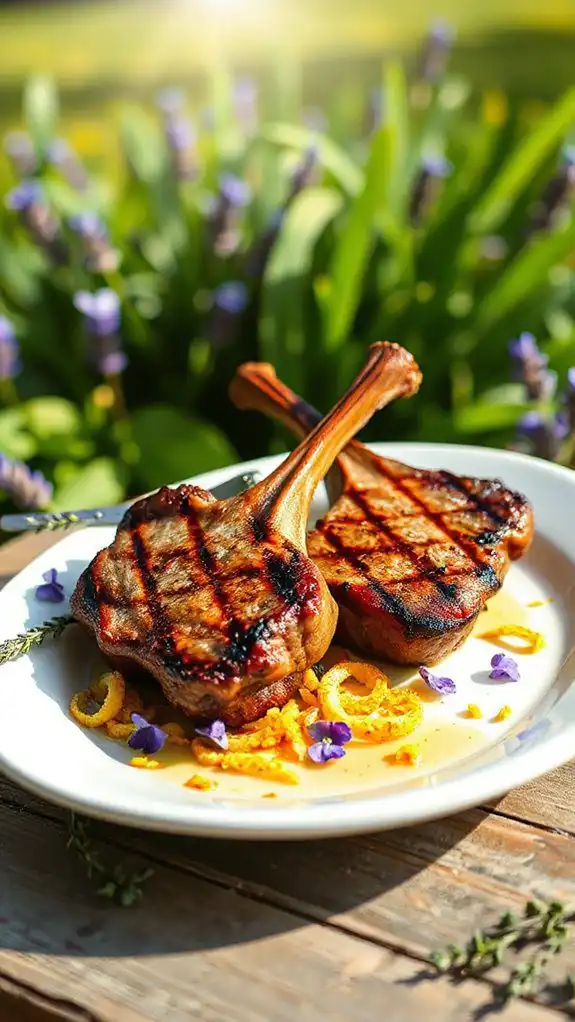 zesty lamb chops glaze