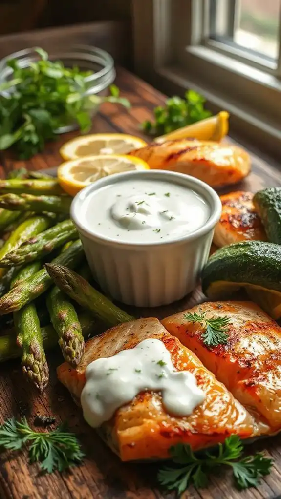 zesty lemon and dill sauce