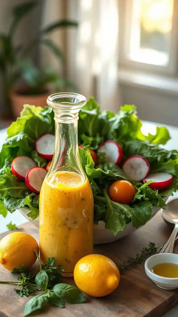 zesty lemon herb dressing