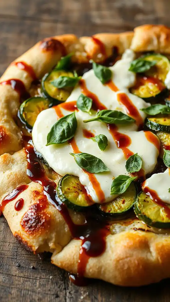 zucchini and ricotta flatbread zucchini and ricotta flatbread