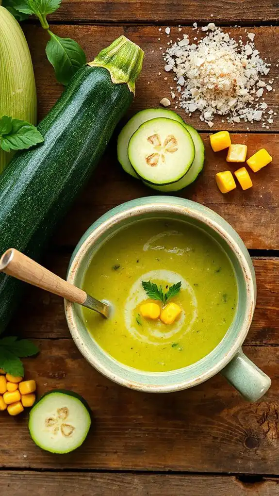 zucchini corn soup recipe