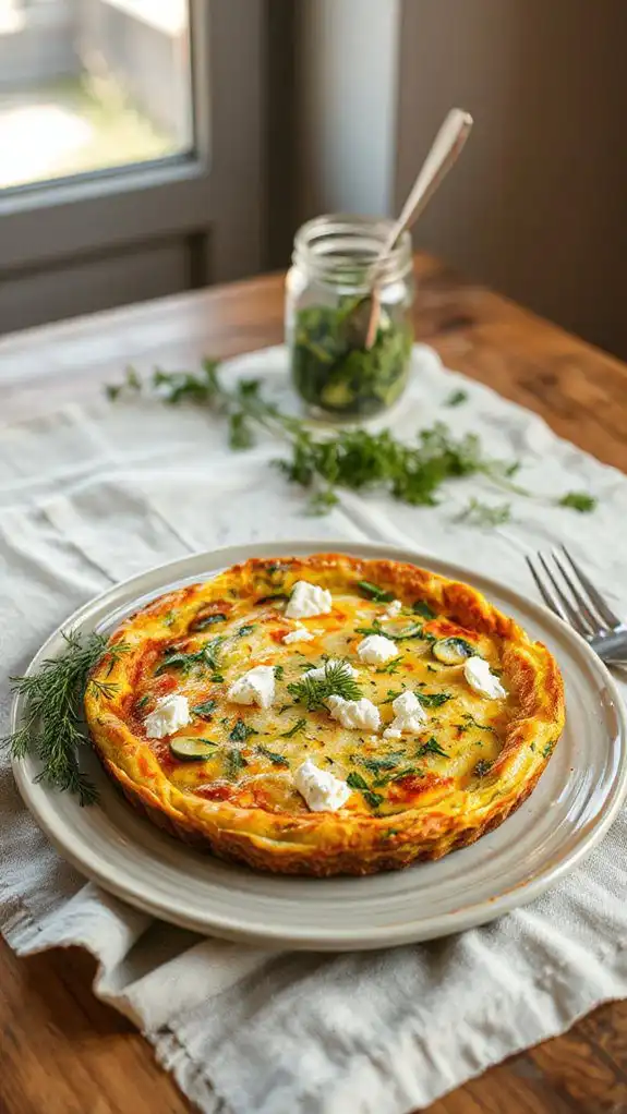 zucchini dill frittata recipe