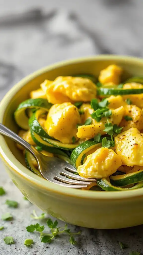 zucchini egg breakfast bowl zucchini egg breakfast bowl