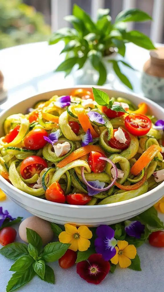 zucchini noodle salad recipe