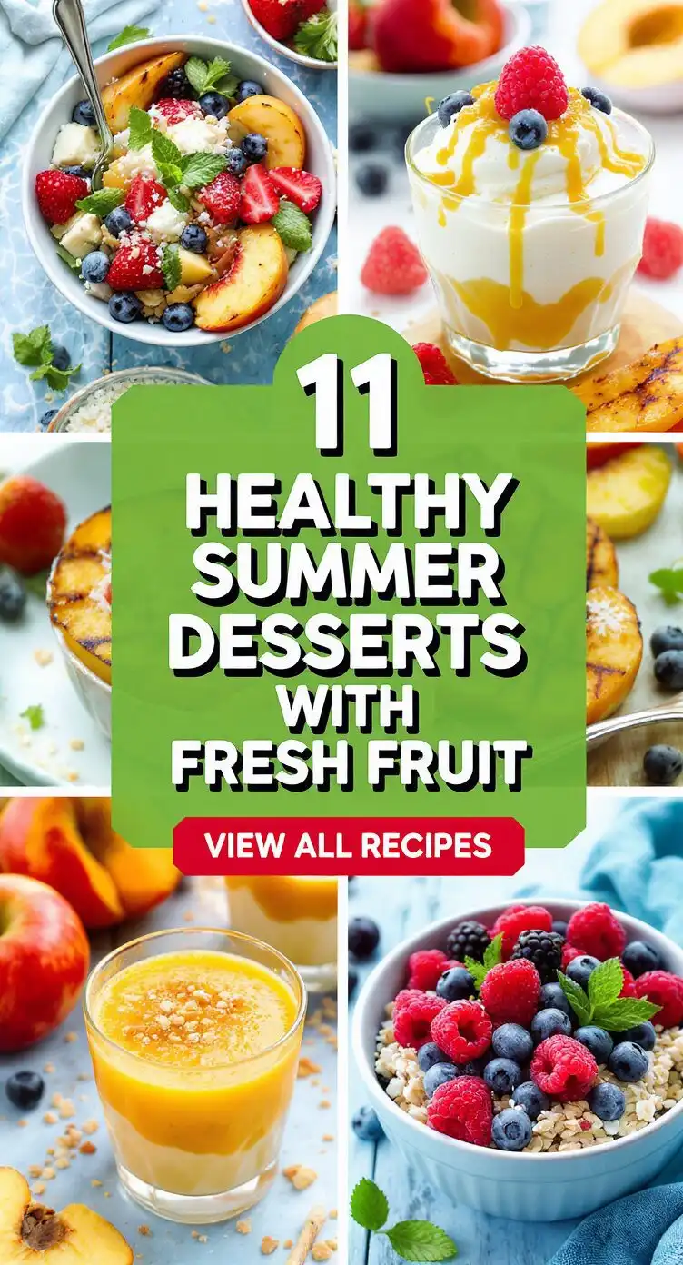 11 Healthy Summer Desserts With Fresh Fruit