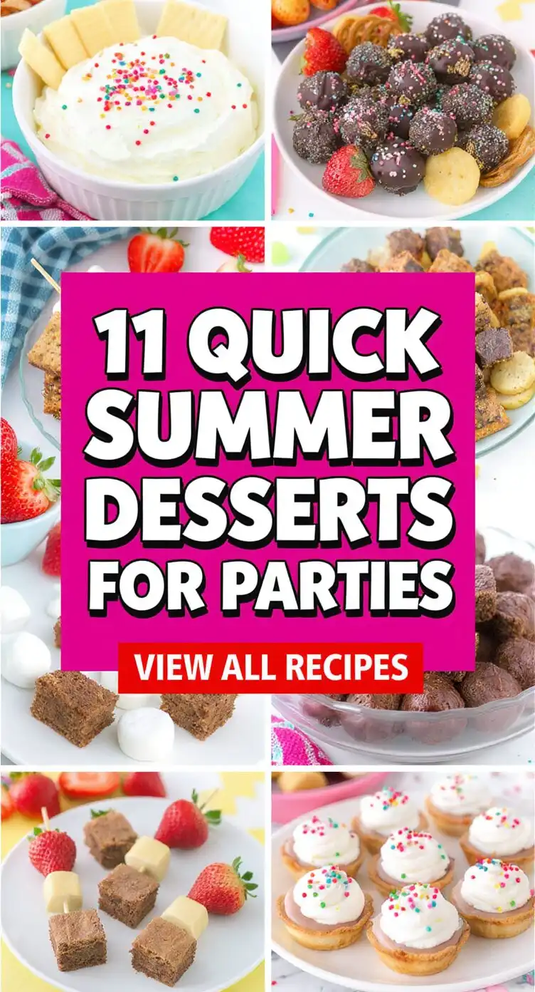 11 Quick Summer Desserts for Parties