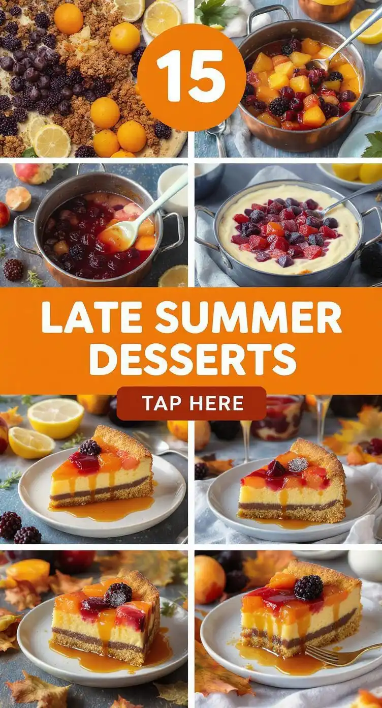 15 Late Summer Desserts | Harvest Season Treats