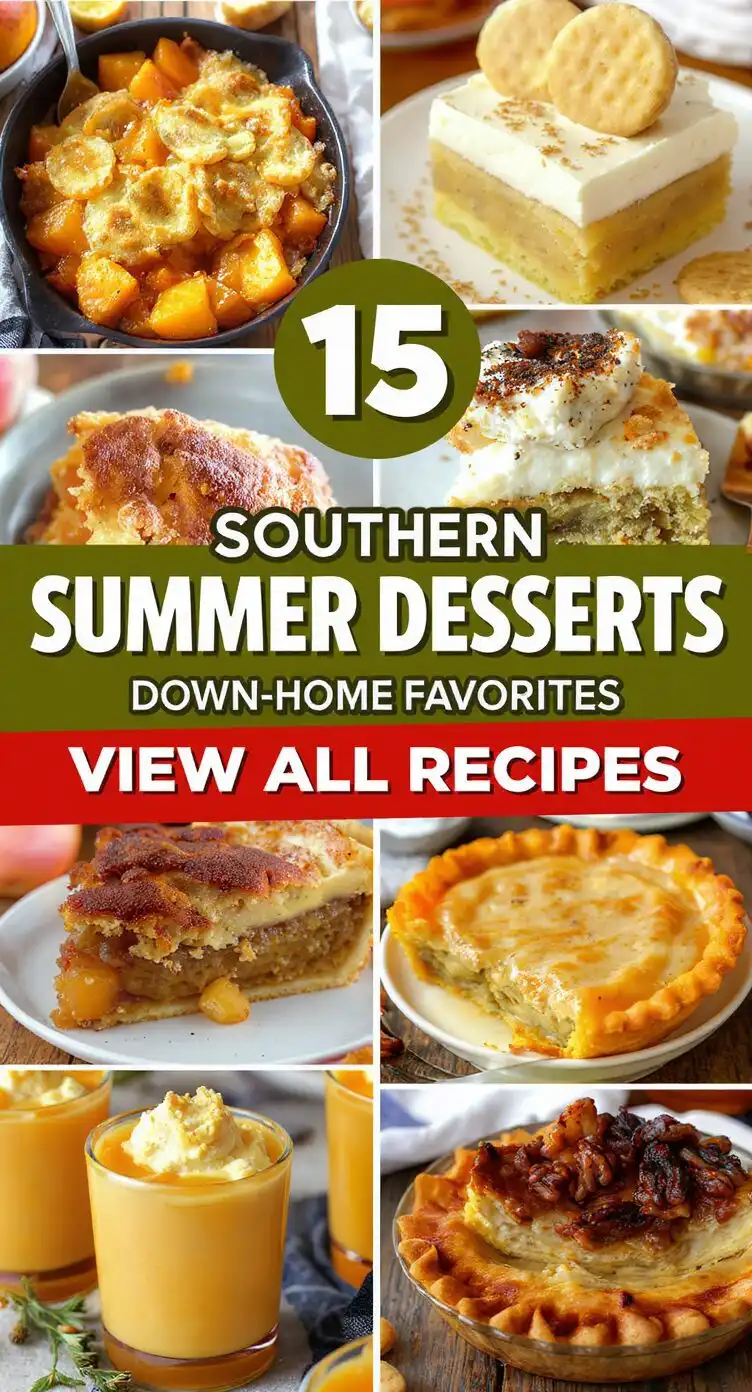 15 Southern Summer Desserts Down-Home Favorites