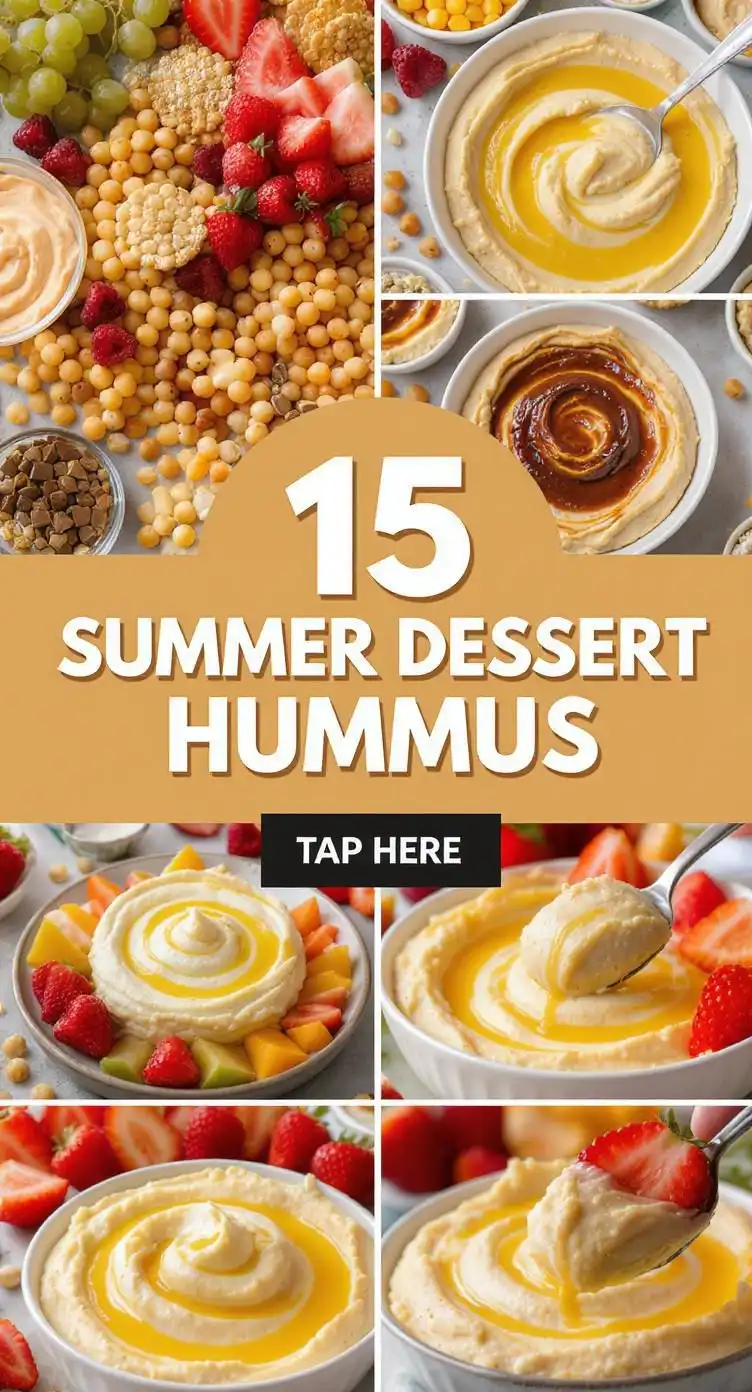 15 Summer Dessert Hummus | Sweet Bean Dip Variations