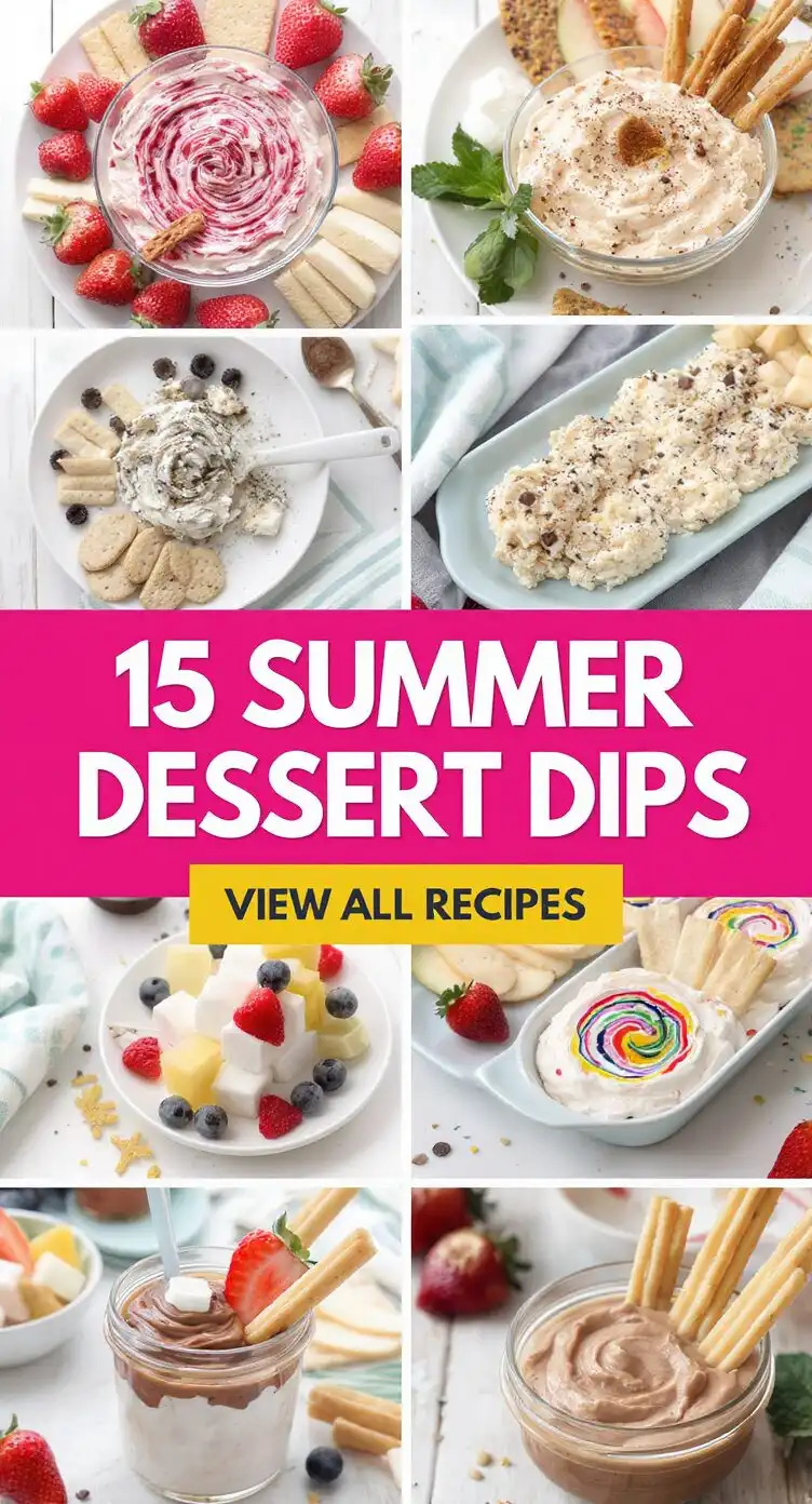 15 Summer Desserts Dips Party-Ready Sweet Spreads