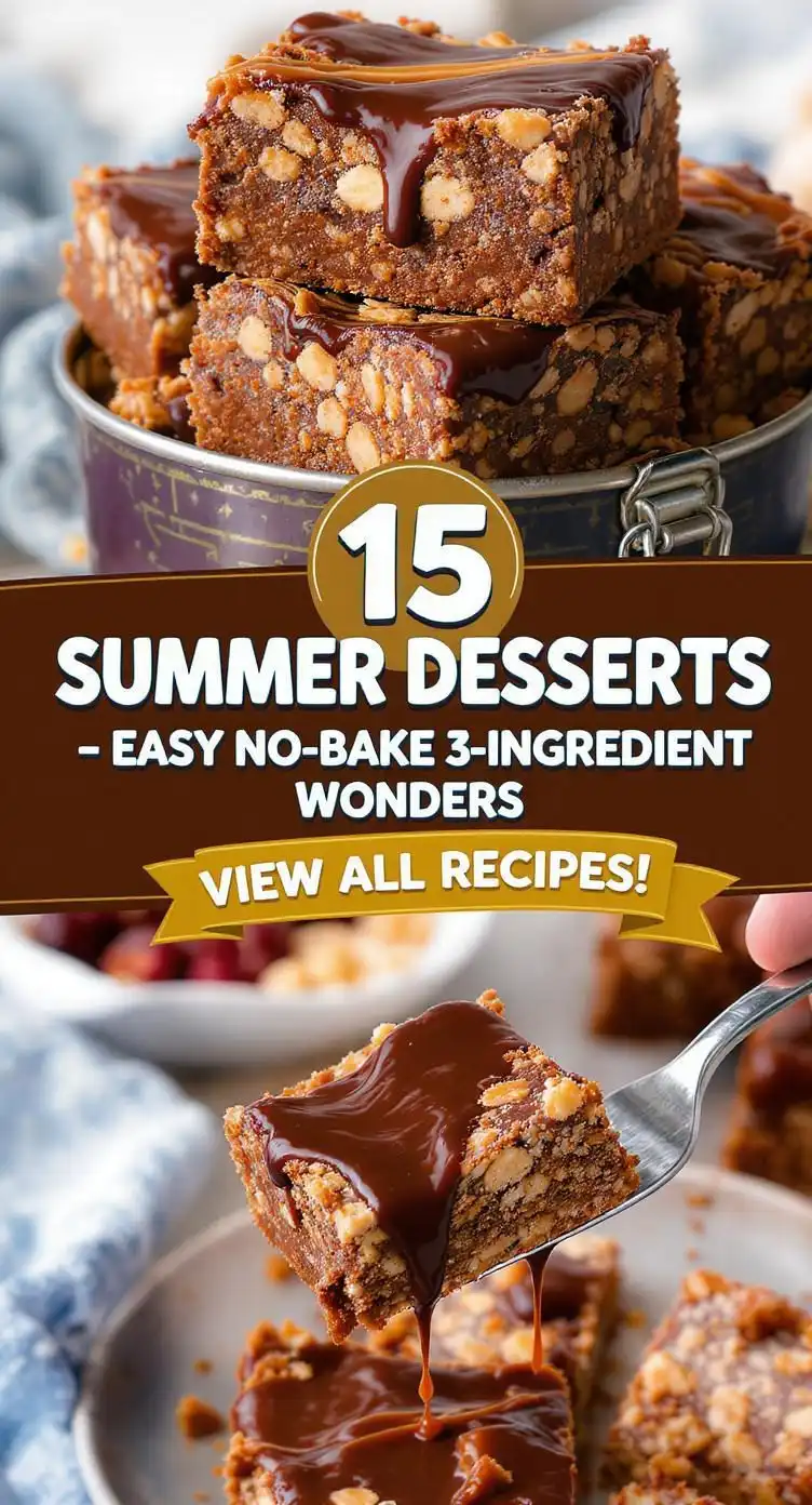15 Summer Desserts Easy No Bake Simple 3-Ingredient Wonders