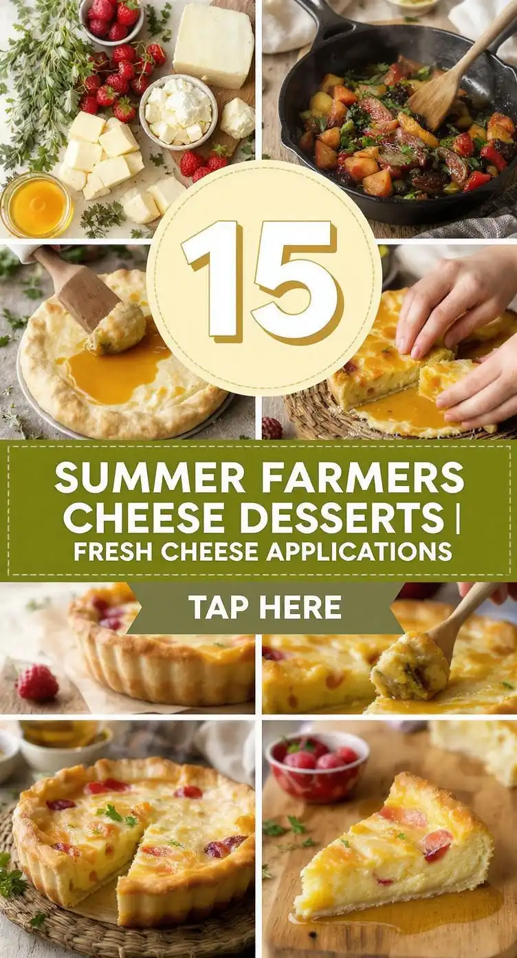 15 Summer Farmers Cheese Desserts | Fresh Cheese Applications