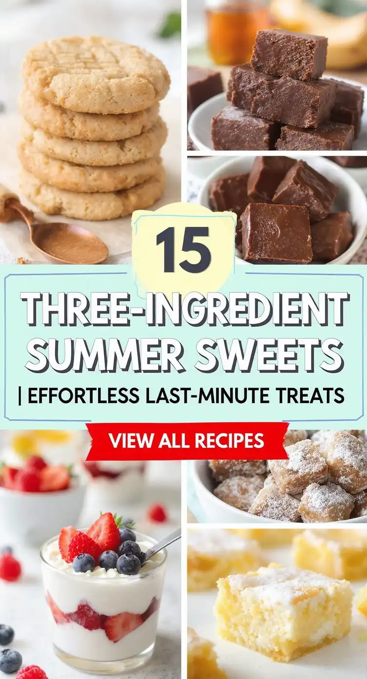 15 Three-Ingredient Summer Sweets Effortless Last-Minute Treats