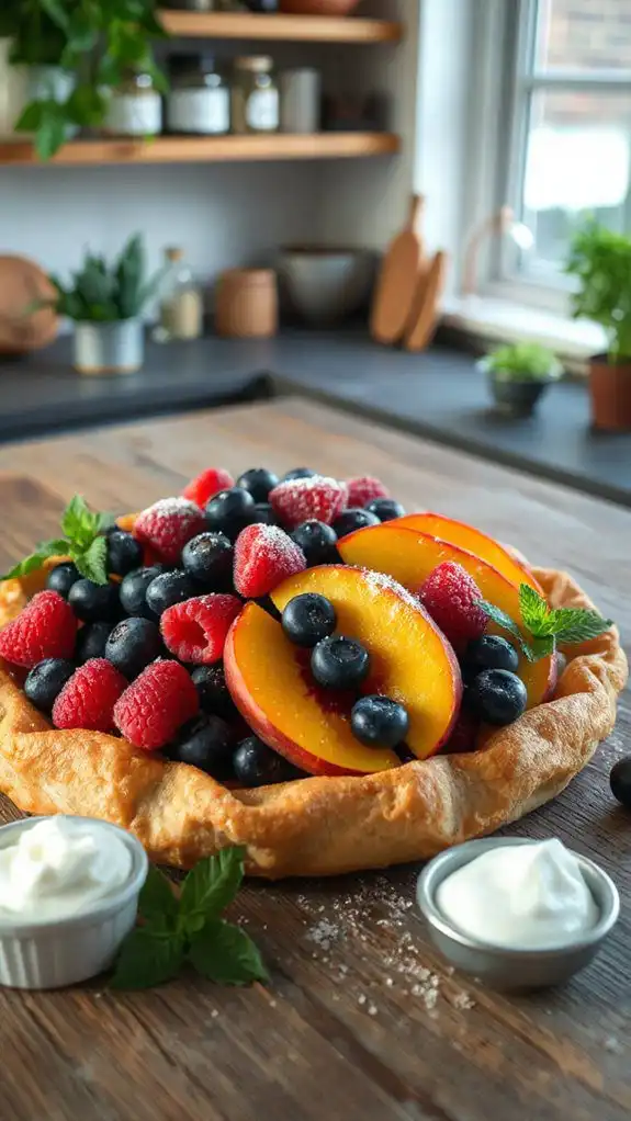 a triple fruit pie