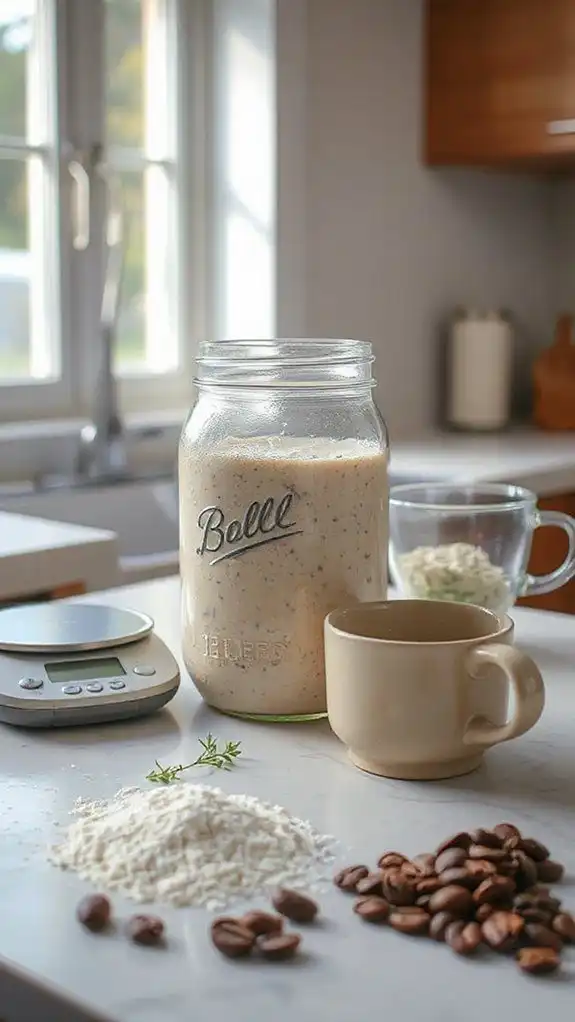 accurate sourdough starter measurement