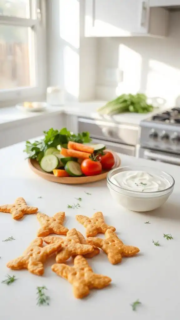 add bunny shaped snacks