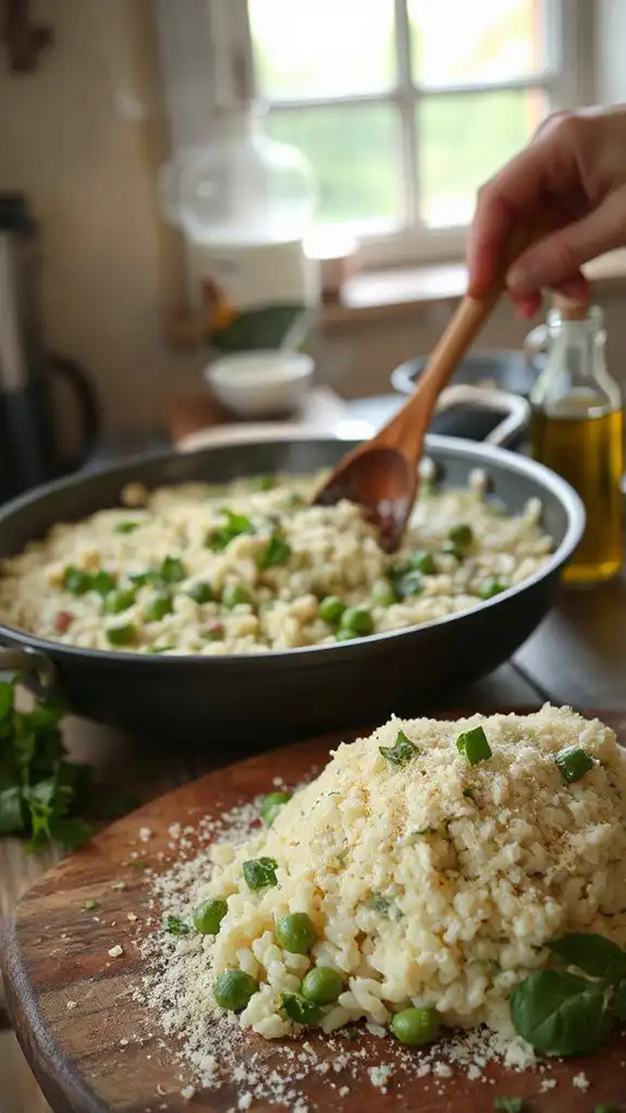 add cheese and herbs