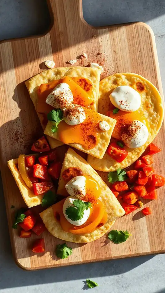 add cheese and toppings