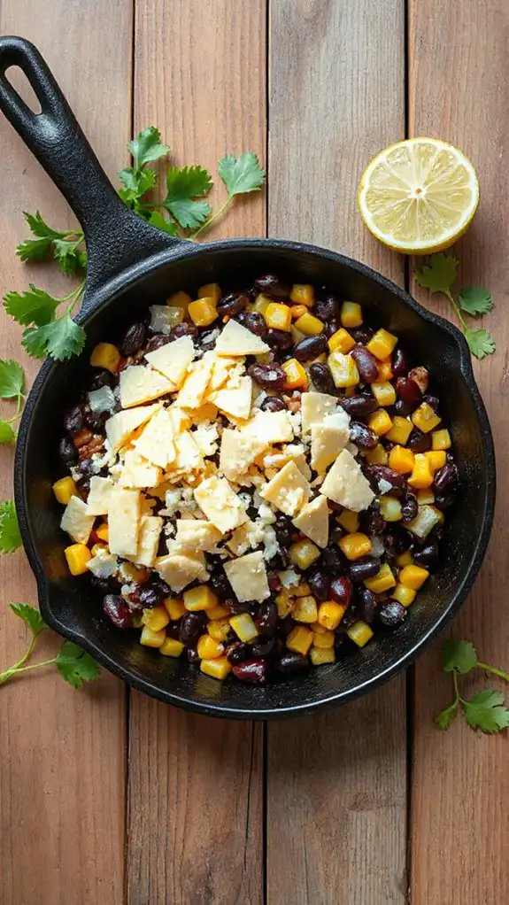 add cheese before folding