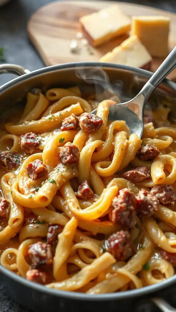 add cheese blend mixture