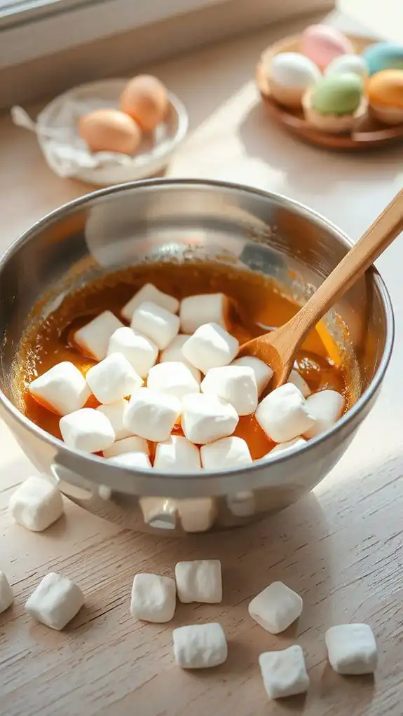 add fluffy marshmallows now