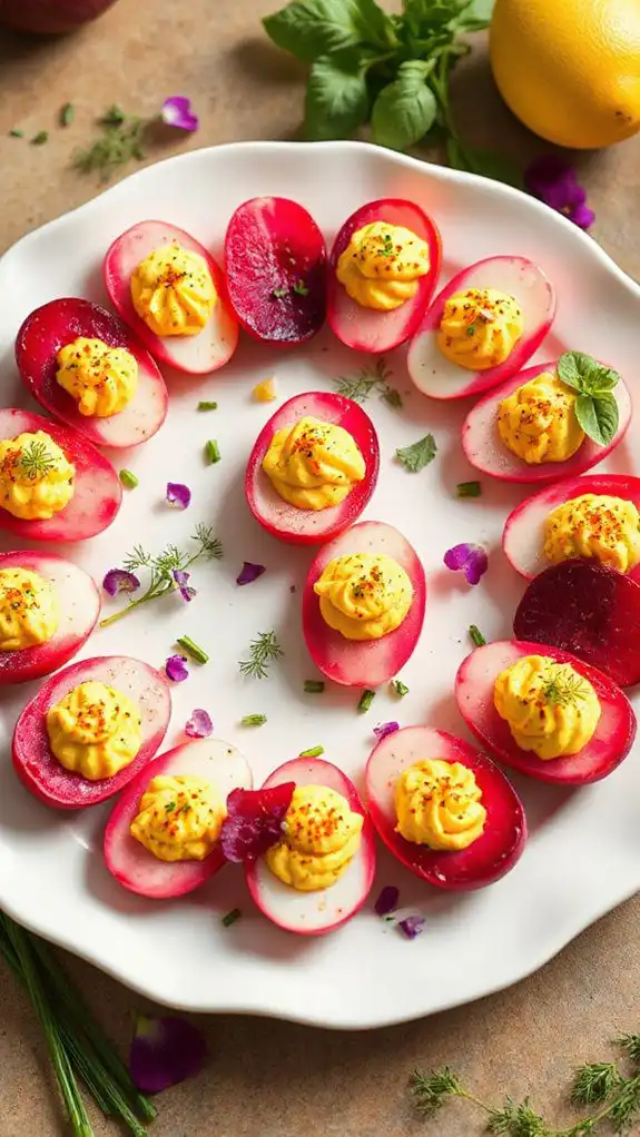 add fresh herb garnish