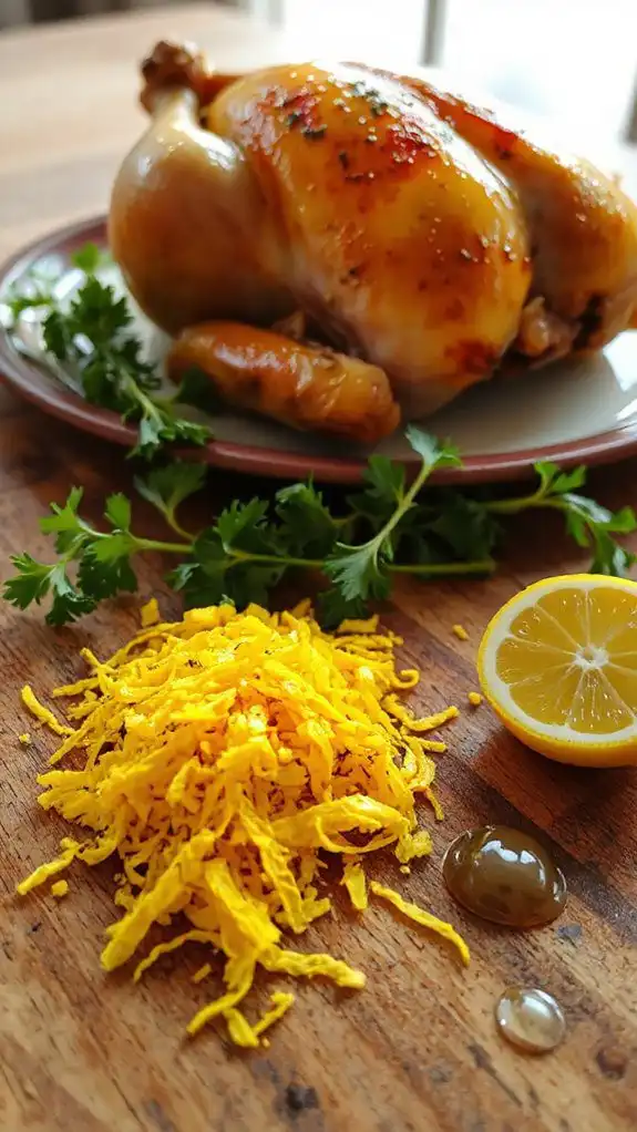 add fresh lemon zest