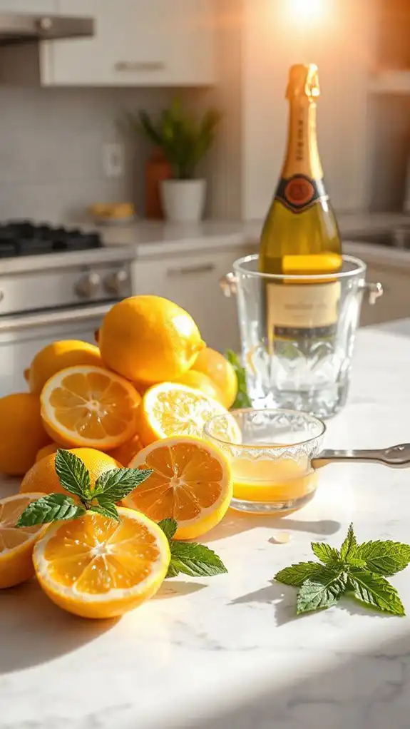 add fresh meyer lemon juice