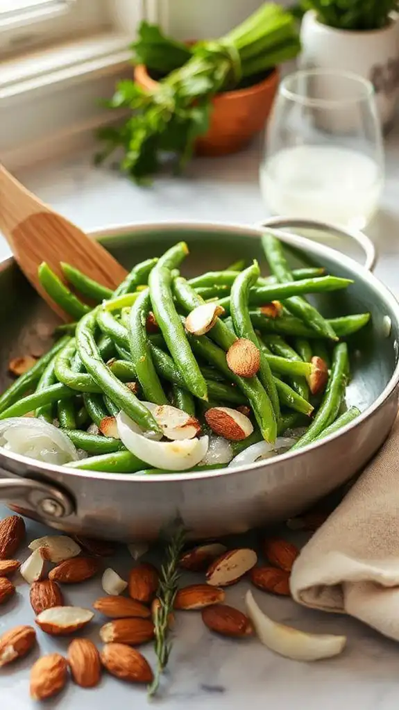 add green beans now