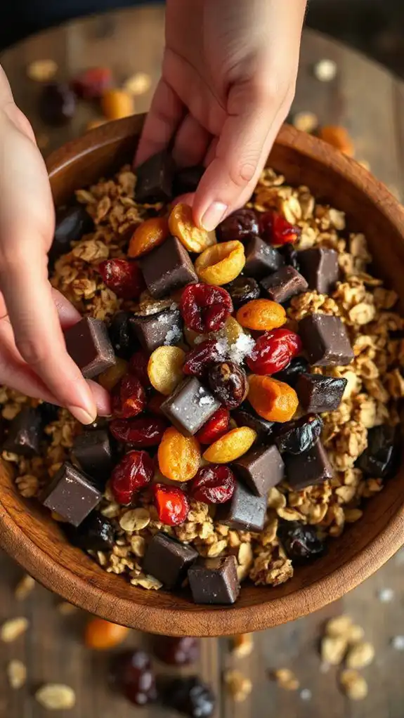 add nutritious dried fruits