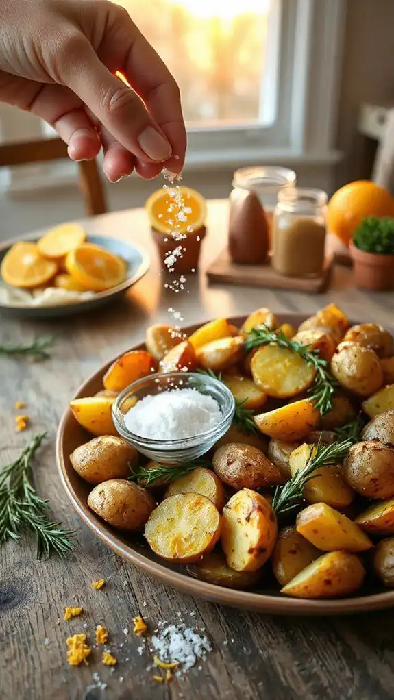 add sea salt sprinkle