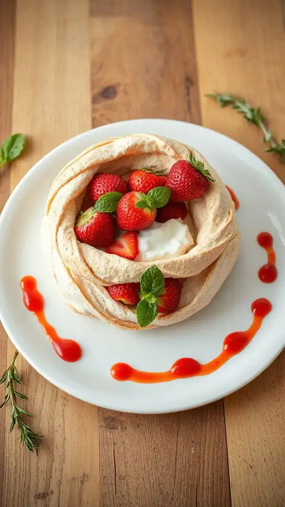 airy meringue dessert indulgence