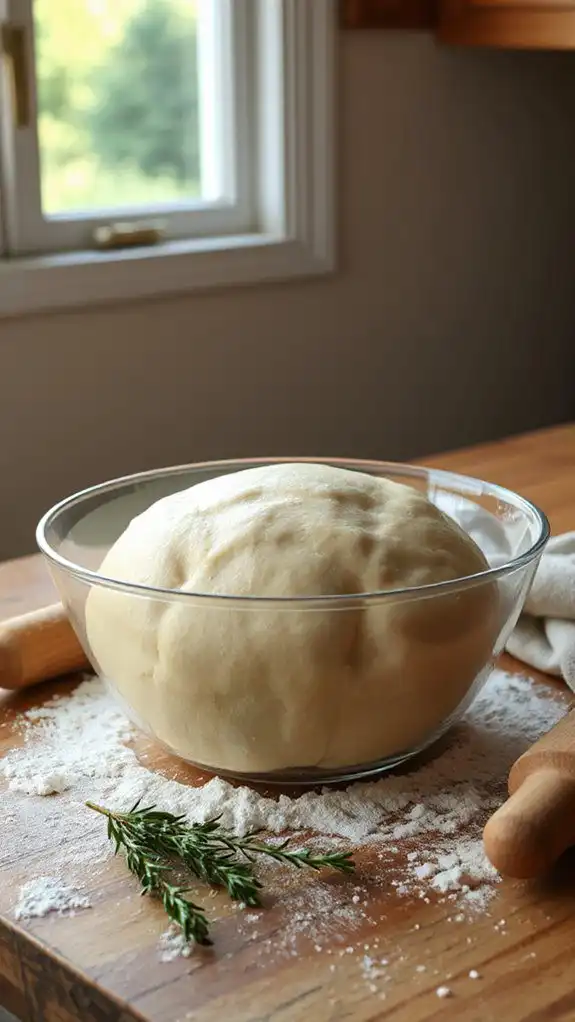 allow the dough to rise