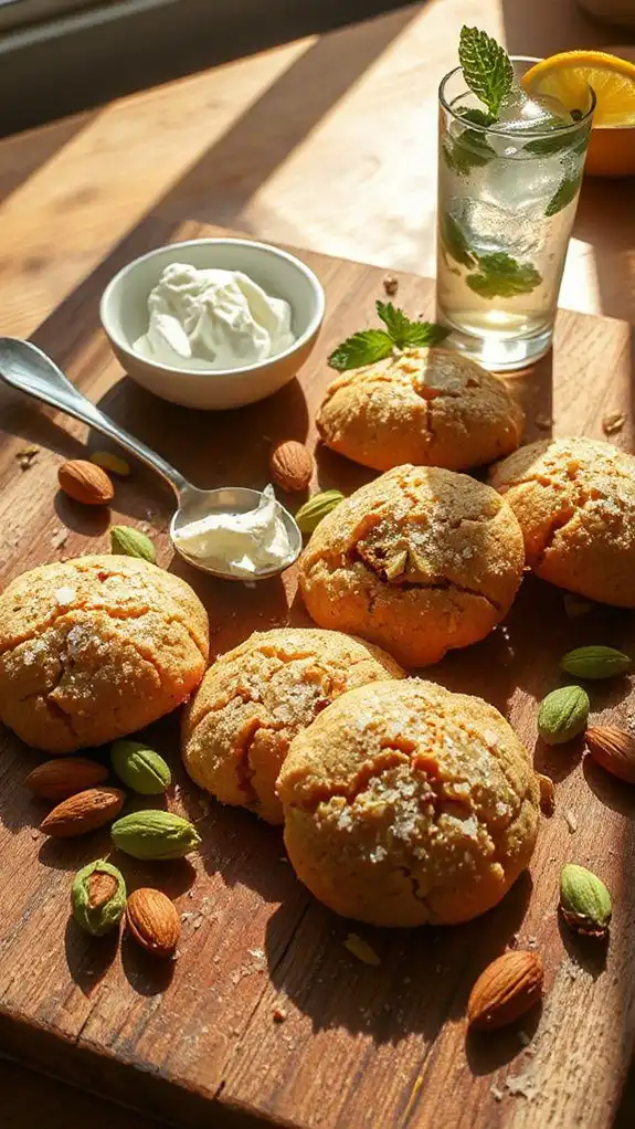 almond cardamom cookies recipe