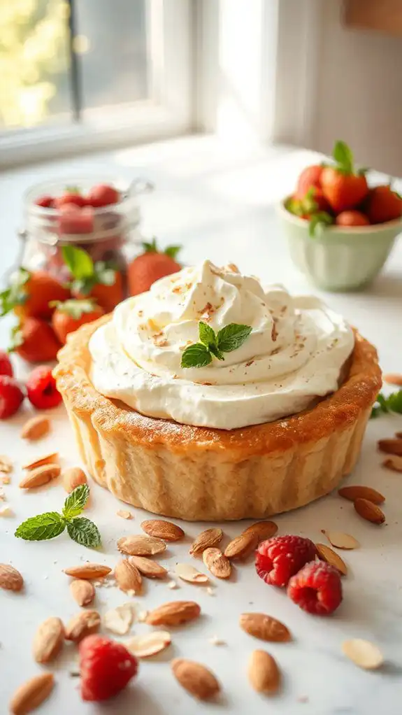 almond cream pie delight