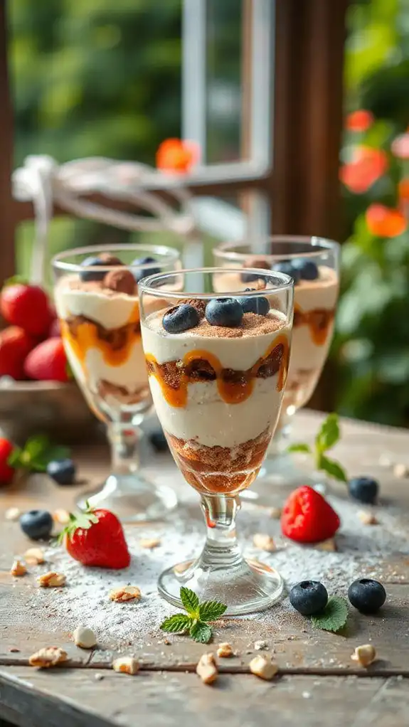 amaretto infused summer dessert