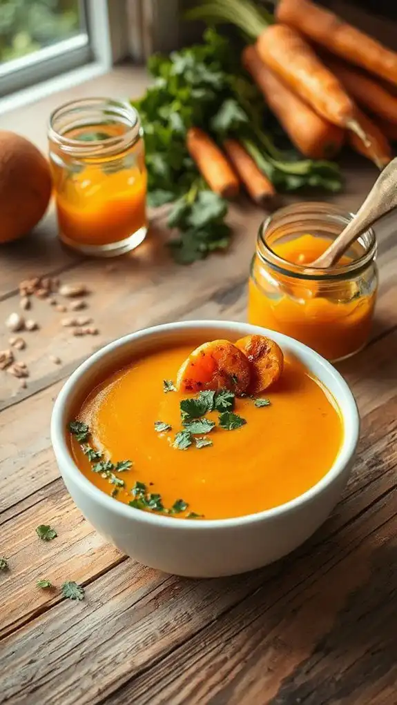 apply apricot jam glaze