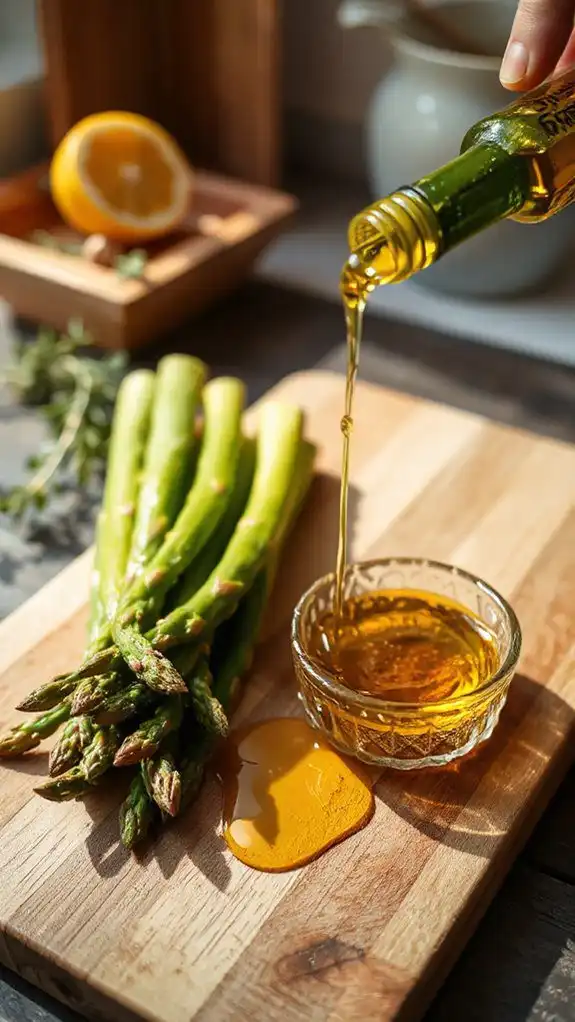 apply olive oil coating apply olive oil coating