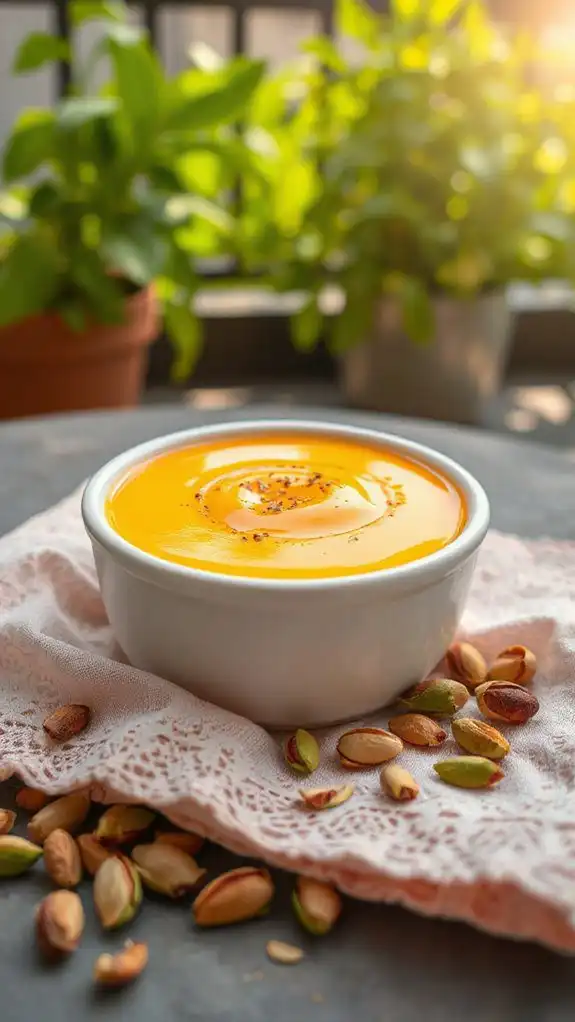 aromatic cardamom pistachio pudding