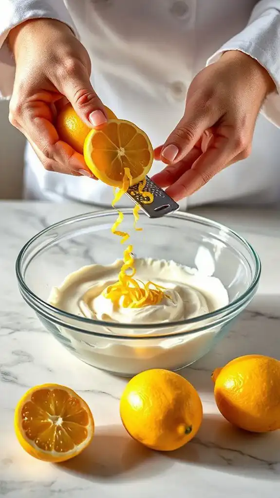 aromatic lemon zest infusion