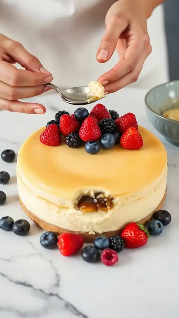artfully arrange fresh berries
